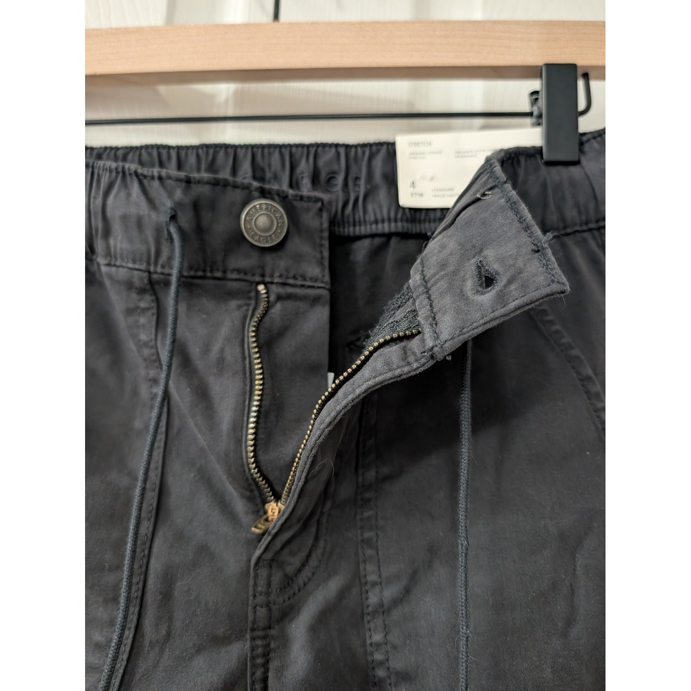 American Eagle, NWT, Size 4 Women's Stretch Jegging Jogger, Black, Utility - Picture 7 of 8